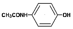 acetaminophen chemical structure