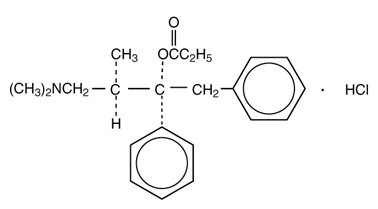Propoxyphene Hydrochloride Structural Formula