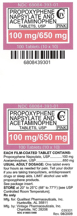 Carton Image: Propoxyphene Napsylate and Acetaminophoen Tablets 100 mg/650 mg