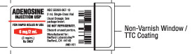 Vial label for Adenosine Injection USP 6 mg per 2 mL