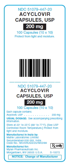 Acyclovir Capsule 200 mg