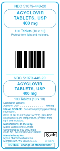 Acyclovir Tablets 400 mg