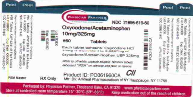 Oxycodone/Acetaminophen 10mg/325mg