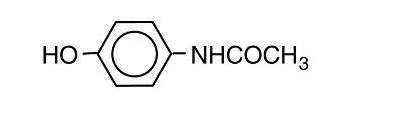 acetaminophen structural formula
