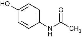 acetaminophen-structure