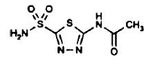 Chemical Structure - AcetaZolamide 