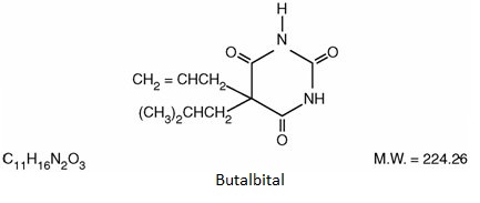 Butalbital Chemical Structure
