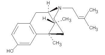 Pentazocine Structural Formula
