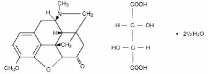 Hydrocodone molecular structure