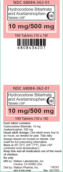  PACKAGE/LABEL PRINCIPAL DISPLAY PANEL 10/500 mg