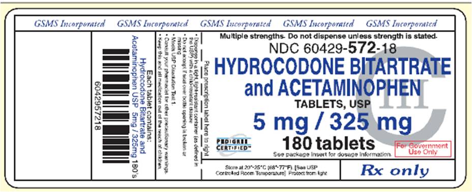 Label Graphic - 5 mg/ 325 mg