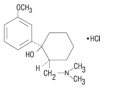 Tramadol HCl structural formula