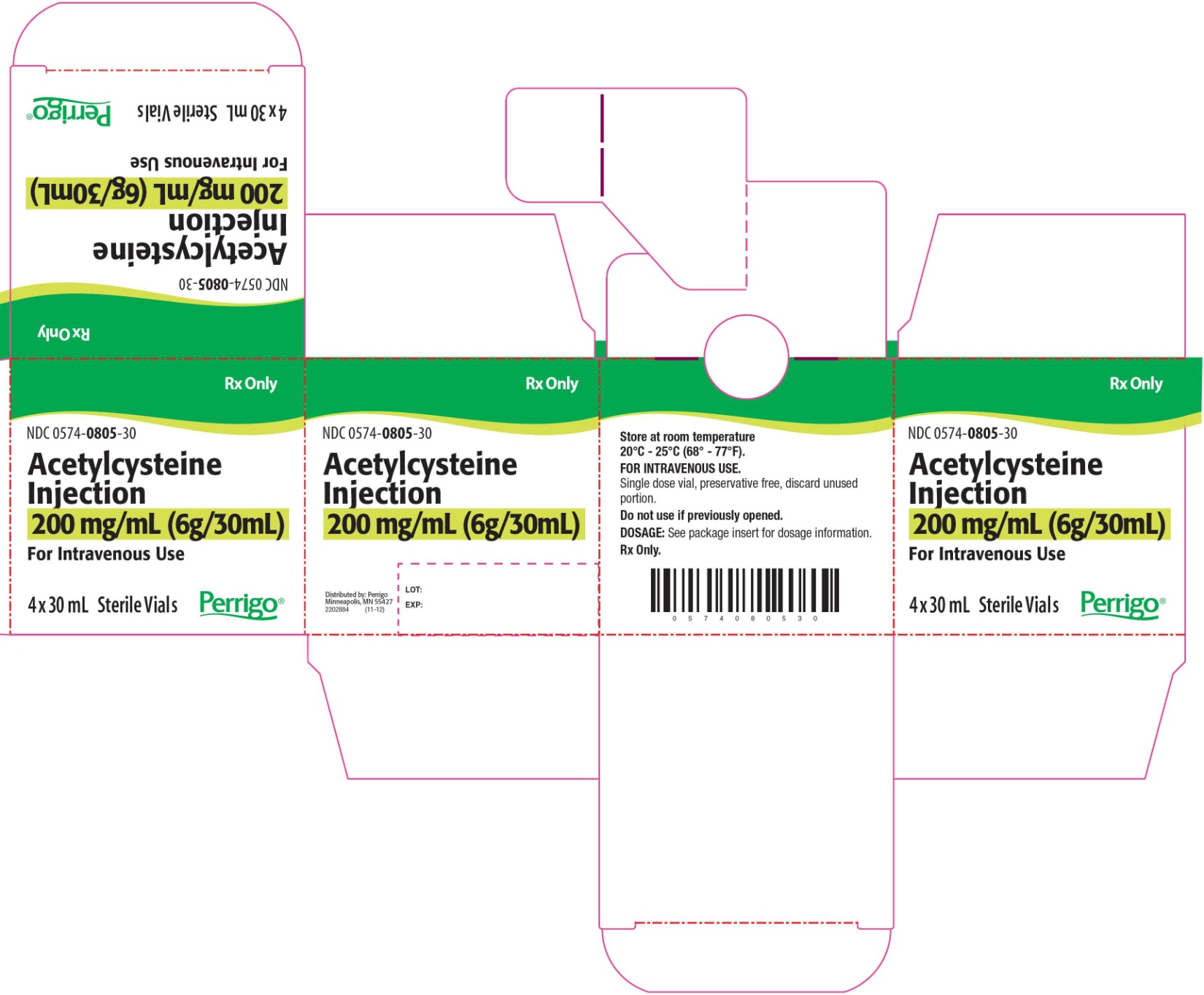 Acetylcysteine Injection Carton Image