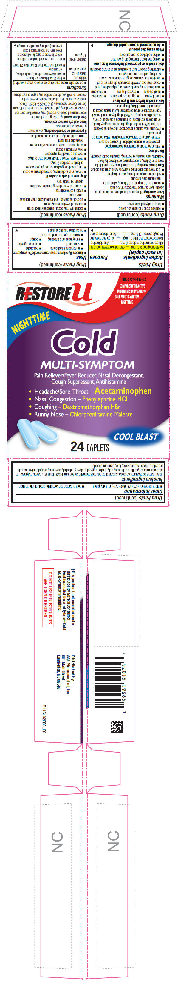 Principal Display Panel - 24 Caplet Blister Pack Carton